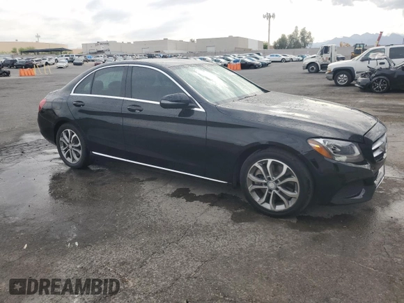 2016 Mercedes-Benz C 300 with VIN 55SWF4JB0GU108645, listed as a Copart auction lot 53869535 with 124,477 mi miles and Clean Title. Bid and sale history available at carsss.com. Image 4.