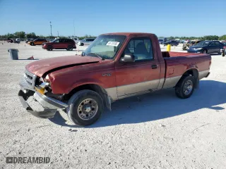 1998 Ford Ranger XL with VIN 1FTYR10C1WUC29264, listed as a Copart auction lot 49778195 with 382,834 mi miles and Salvage Title. Bid and sale history available at carsss.com. Image 1.