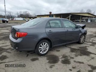 2009 Toyota Corolla with VIN JTDBL40E599071285, listed as a Copart auction lot 52786115 with 193,191 mi miles and Salvage Title. Bid and sale history available at carsss.com. Image 3.