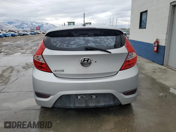2012 Hyundai Accent SE with VIN KMHCU5AE6CU053660, listed as a Copart auction lot 45714055 with 87,913 mi miles and Salvage Title. Bid and sale history available at carsss.com. Image 6.
