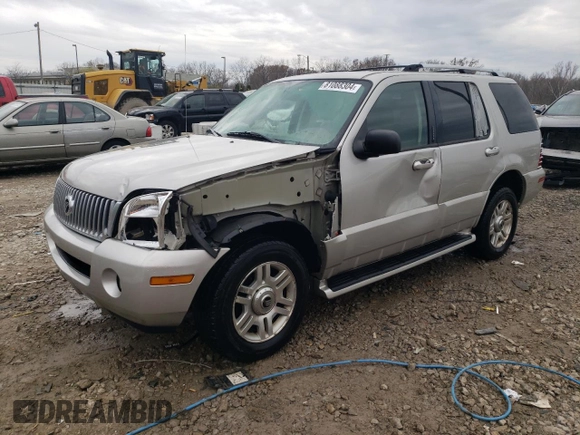2003 Mercury Mountaineer Convenience with VIN 4M2DU86W43ZJ36741, listed as a Copart auction lot 81088304 with 179,696 mi miles and Non repairable. Bid and sale history available at DreamBid. Image 1.