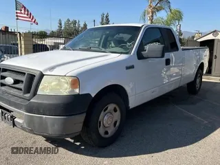 2008 Ford F-150 XL with VIN 1FTVX12578KD70345, listed as a Copart auction lot 79133324 with 122,847 mi miles and Clean title. Bid and sale history available at DreamBid. Image 2.