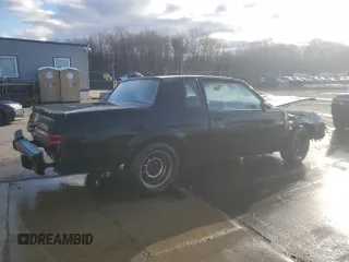 1987 Buick Regal with VIN 1G4GJ1171HP440059, listed as a Copart auction lot 49624945 with 21,443 mi miles and Salvage Title. Bid and sale history available at DreamBid. Image 3.