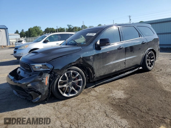 2023 Dodge Durango SRT Hellcat Premium z VIN 1C4SDJH93PC584831, wystawiony jako Copart lot #68612584 z przebiegiem 7 379 mil mil oraz Szkoda całkowita • Salvage title. Historia ofert i sprzedaży dostępna na DreamBid. Obrazek 1.