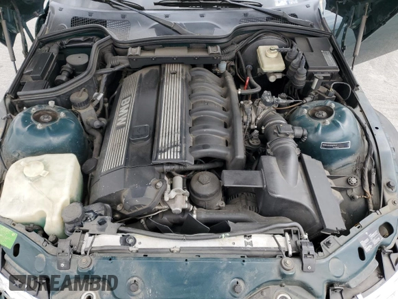 1998 BMW 3 Series 2.8L with VIN 4USCJ3335WLG20560, listed as a Copart auction lot 53573625 with 169,589 mi miles and Salvage Title. Bid and sale history available at carsss.com. Image 11.