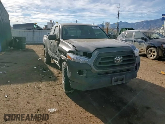 2021 Toyota Tacoma SR with VIN 3TYSX5EN1MT007634, listed as a Copart auction lot 81988814 with 104,002 mi miles and Salvage title. Bid and sale history available at DreamBid. Image 11.