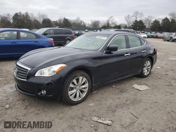 2011 Infiniti M37 with VIN JN1BY1AR9BM375839, listed as a Copart auction lot 86000874 with 106,286 mi miles and Clean Title. Bid and sale history available at carsss.com. Image 1.