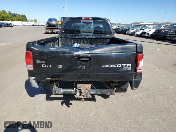 2003 Dodge Dakota SLT with VIN 1D7HL42X33S284170, listed as a Copart auction lot 76657204 with 146,790 mi miles and Salvage Title. Bid and sale history available at carsss.com. Image 6.
