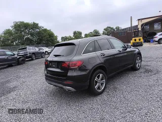 2021 Mercedes-Benz GLC with VIN W1N0G8EB8MF881420, listed as a Copart auction lot 50625065 with 44,595 mi miles and Salvage Title. Bid and sale history available at carsss.com. Image 4.