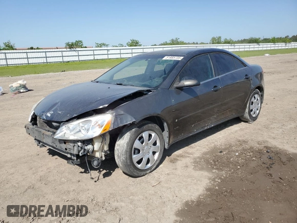 2006 Pontiac G6 6-Cyl with VIN 1G2ZG558764256947, listed as a Copart auction lot 51985735 with 208,872 mi miles and Salvage Title. Bid and sale history available at carsss.com. Image 1.