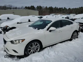 2014 Mazda Mazda6 i Touring with VIN JM1GJ1T58E1110630, listed as a Copart auction lot 43650175 with 203,425 mi miles and Salvage Title. Bid and sale history available at carsss.com. Image 1.