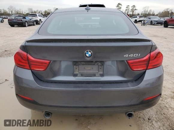 2018 BMW 4 Series 440i with VIN WBA4J5C53JBF07516, listed as a Copart auction lot 86118784 with 154,460 mi miles and Salvage Title. Bid and sale history available at DreamBid. Image 6.
