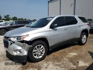 2020 Chevrolet Traverse LS with VIN 1GNERFKW5LJ125419, listed as a Copart auction lot 59046885 with 86,383 mi miles and Salvage title. Bid and sale history available at DreamBid. Image 1.