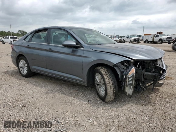 2020 Volkswagen Jetta S with VIN 3VWC57BU9LM083224, listed as a Copart auction lot 55080555 with Not provided miles and Salvage title. Bid and sale history available at DreamBid. Image 4.