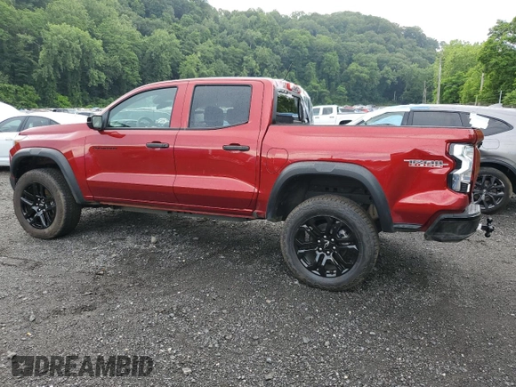2024 Chevrolet Colorado 4WD Trail Boss with VIN 1GCPTEEK5R1271947, listed as a Copart auction lot 61806975 with 7,454 mi miles and Salvage title. Bid and sale history available at DreamBid. Image 2.