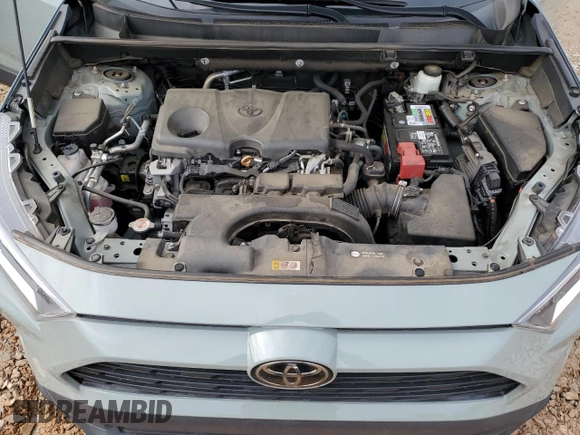 2021 Toyota RAV4 XLE Premium with VIN 2T3C1RFV5MW122775, listed as a Copart auction lot 53689075 with 69,358 mi miles and Salvage title. Bid and sale history available at DreamBid. Image 12.