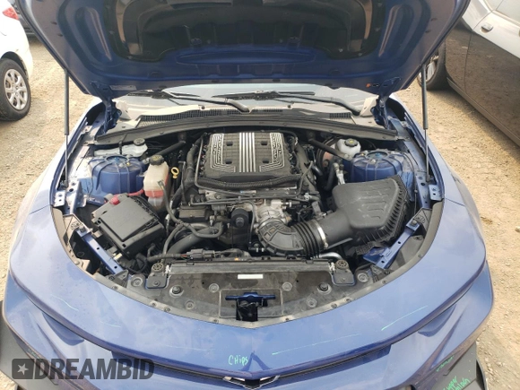 2021 Chevrolet Camaro ZL1 with VIN 1G1FK1R62M0106059, listed as a Copart auction lot 63438574 with 16,980 mi miles and Salvage Title. Bid and sale history available at carsss.com. Image 11.