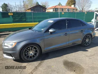 2016 Audi A3 2.0T Premium with VIN WAUB8GFF1G1070386, listed as a Copart auction lot 53983075 with 105,843 mi miles and Salvage Title. Bid and sale history available at carsss.com. Image 1.