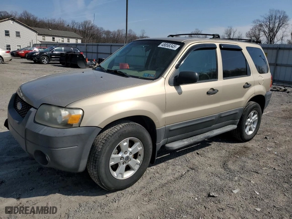 2007 Ford Escape XLT with VIN 1FMCU93137KA07593, listed as a Copart auction lot 48858345 with 123,487 mi miles and Salvage Title. Bid and sale history available at carsss.com. Image 1.