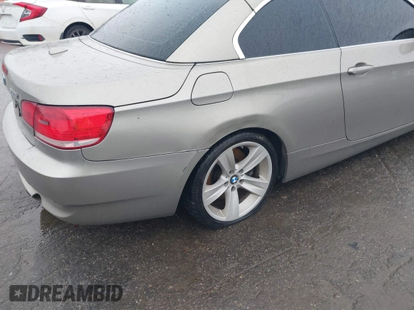 2008 BMW 3 Series 335i with VIN WBAWL73538PX57850, listed as a IAAI auction lot 41988596 with 134,390 mi miles and . Bid and sale history available at carsss.com. Image 6.
