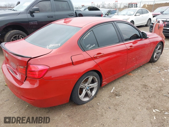 2012 BMW 3 Series 328i with VIN WBA3C1C5XCF431347, listed as a IAAI auction lot 41551784 with Not provided miles and . Bid and sale history available at DreamBid. Image 4.