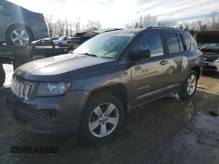 2016 Jeep Compass Sport with VIN 1C4NJDBB9GD655074, listed as a Copart auction lot 43328305 with 122,863 mi miles and Salvage Title. Bid and sale history available at carsss.com. Image 1.
