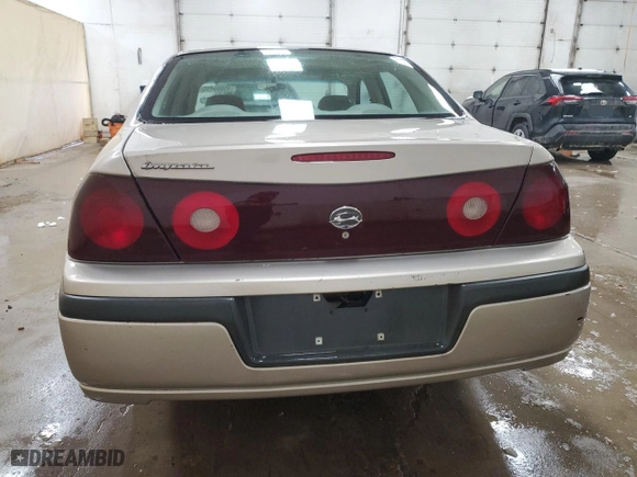 2003 Chevrolet Impala with VIN 2G1WF52E539291564, listed as a Copart auction lot 45699155 with 198,401 mi miles and Clean Title. Bid and sale history available at carsss.com. Image 6.