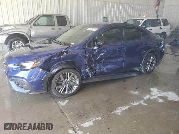 2024 Subaru WRX with VIN JF1VBAB60R9816096, listed as a Copart auction lot 45476615 with 5,291 mi miles and Salvage Title. Bid and sale history available at carsss.com. Image 1.