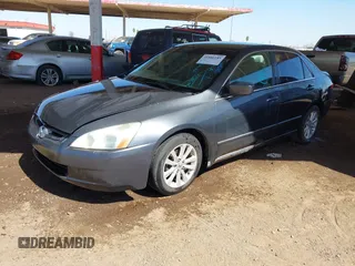 2005 Honda Accord LX z VIN 1HGCM56425A163857, wystawiony jako IAAI lot #41886185 z przebiegiem 227 442 mil mil oraz . Historia ofert i sprzedaży dostępna na DreamBid. Obrazek 2.