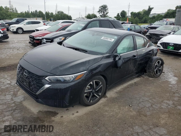 2024 Nissan Sentra SV with VIN 3N1AB8CV6RY219345, listed as a Copart auction lot 66900794 with 17,926 mi miles and Salvage title. Bid and sale history available at DreamBid. Image 1.