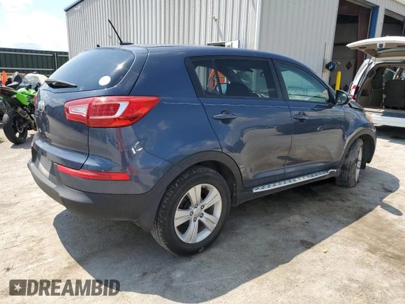 2013 Kia Sportage LX with VIN KNDPB3A21D7382465, listed as a Copart auction lot 64368445 with 125,776 mi miles and Clean title. Bid and sale history available at DreamBid. Image 3.