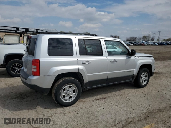 2013 Jeep Patriot Sport with VIN 1C4NJPBA9DD265273, listed as a Copart auction lot 52697955 with 154,472 mi miles and Salvage Title. Bid and sale history available at carsss.com. Image 3.