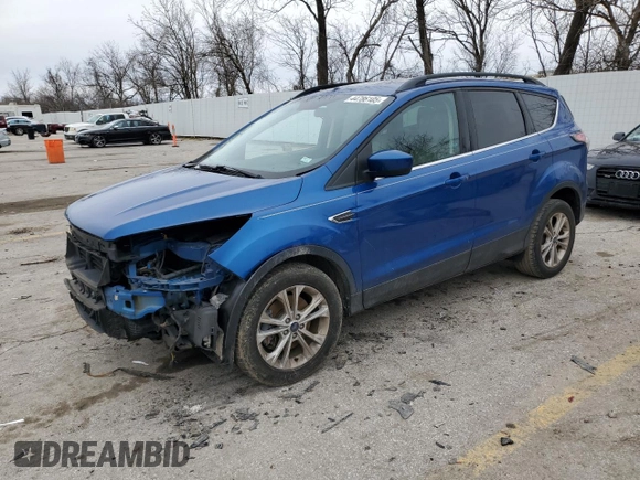 2017 Ford Escape SE with VIN 1FMCU0G99HUA25632, listed as a Copart auction lot 44786105 with 137,472 mi miles and Salvage Title. Bid and sale history available at DreamBid. Image 1.