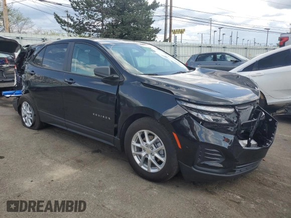 2024 Chevrolet Equinox LS with VIN 3GNAXHEGXRL366401, listed as a Copart auction lot 54582885 with 3,779 mi miles and Clean Title. Bid and sale history available at DreamBid. Image 4.