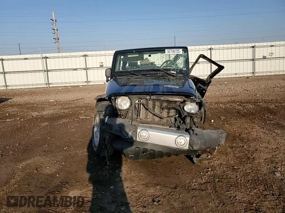 2010 Jeep Wrangler Sahara with VIN 1J4AA5D13AL139504, listed as a Copart auction lot 52746725 with Not provided miles and Salvage title. Bid and sale history available at DreamBid. Image 11.