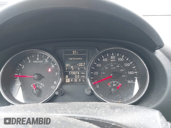 2012 Nissan Rogue S with VIN JN8AS5MV7CW383247, listed as a IAAI auction lot 41614496 with 173,074 mi miles and . Bid and sale history available at DreamBid. Image 7.