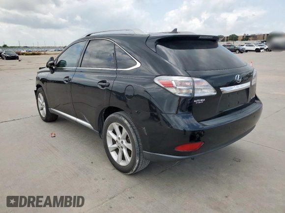 2011 Lexus RX 350 with VIN 2T2ZK1BA7BC057698, listed as a Copart auction lot 61492615 with 116,854 mi miles and Clean title. Bid and sale history available at DreamBid. Image 2.