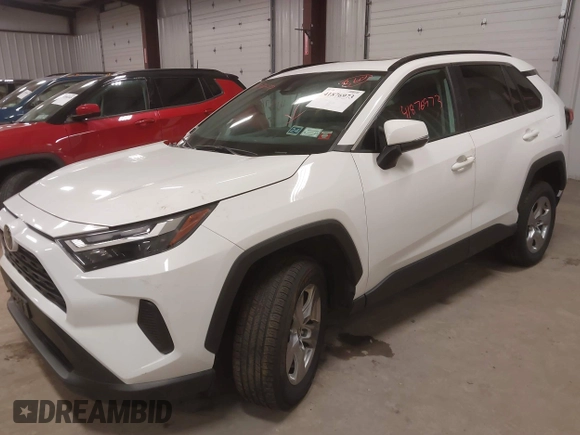 2023 Toyota RAV4 XLE with VIN 2T3P1RFV6PW345106, listed as a IAAI auction lot 41876973 with 43,392 mi miles. Bid and sale history available at carsss.com. Image 18.