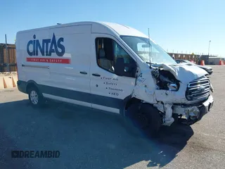 2017 Ford Transit z VIN 1FTYE2CMXHKA31481, wystawiony jako IAAI lot #41674126 z przebiegiem Nie podano mil oraz . Historia ofert i sprzedaży dostępna na DreamBid. Obrazek 1.