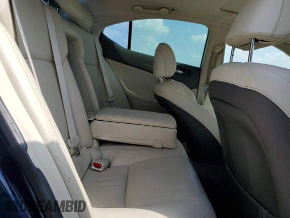 2011 Lexus IS 250 with VIN JTHCF5C26B5045387, listed as a Copart auction lot 61343545 with 203,245 mi miles and Salvage title. Bid and sale history available at DreamBid. Image 10.