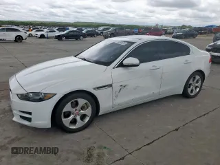 2018 Jaguar XE 25t with VIN SAJAR4FX4JCP31280, listed as a Copart auction lot 50580375 with 125,060 mi miles and Salvage Title. Bid and sale history available at DreamBid. Image 1.