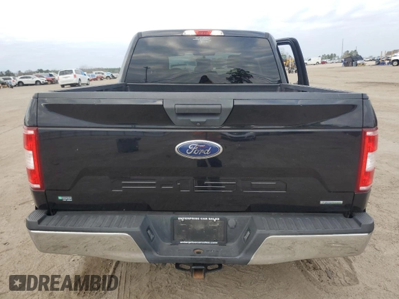 2019 Ford F-150 XL with VIN 1FTEW1C48KKC40459, listed as a Copart auction lot 43650535 with 106,767 mi miles and Salvage Title. Bid and sale history available at DreamBid. Image 6.