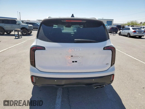 2023 Kia Telluride SX Prestige with VIN 5XYP5DGC9PG360203, listed as a Copart auction lot 57679905 with 39,145 mi miles and Salvage title. Bid and sale history available at DreamBid. Image 6.
