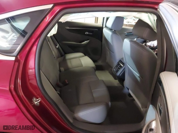 2018 Chevrolet Impala LT with VIN 2G1105S38J9143996, listed as a IAAI auction lot 41470445 with 58,451 mi miles. Bid and sale history available at carsss.com. Image 8.