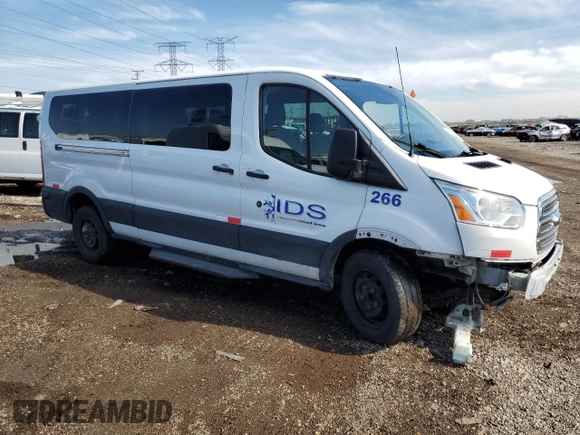 2017 Ford Transit XL z VIN 1FBZX2YM5HKB02355, wystawiony jako Copart lot #54550235 z przebiegiem 76 084 mil mil oraz Szkoda całkowita • Salvage title. Historia ofert i sprzedaży dostępna na DreamBid. Obrazek 4.