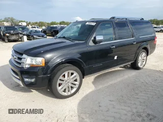 2016 Ford Expedition Max Platinum with VIN 1FMJK1MT6GEF35805, listed as a Copart auction lot 75954314 with Not provided miles and Salvage title. Bid and sale history available at DreamBid. Image 1.