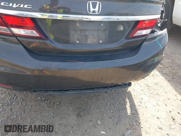 2013 Honda Civic LX with VIN 19XFB2F50DE206161, listed as a IAAI auction lot 41773555 with 165,733 mi miles and . Bid and sale history available at DreamBid. Image 17.
