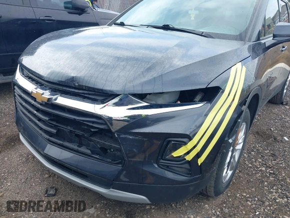 2022 Chevrolet Blazer LT with VIN 3GNKBCR42NS124773, listed as a IAAI auction lot 41973573 with 35,883 mi miles and . Bid and sale history available at DreamBid. Image 6.