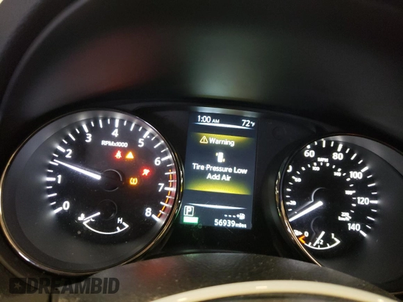 2017 Nissan Rogue SV с VIN KNMAT2MV4HP539981, выставлен на аукционе Copart как лот 52845485 с пробегом 56 939 миль миль и Списание • Salvage title. История ставок и продаж доступна на DreamBid. Изображение 9.