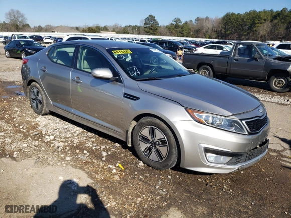 2012 Kia Optima Hybrid with VIN KNAGM4AD2C5034036, listed as a Copart auction lot 87500705 with 168,094 mi miles and Salvage Title. Bid and sale history available at carsss.com. Image 4.